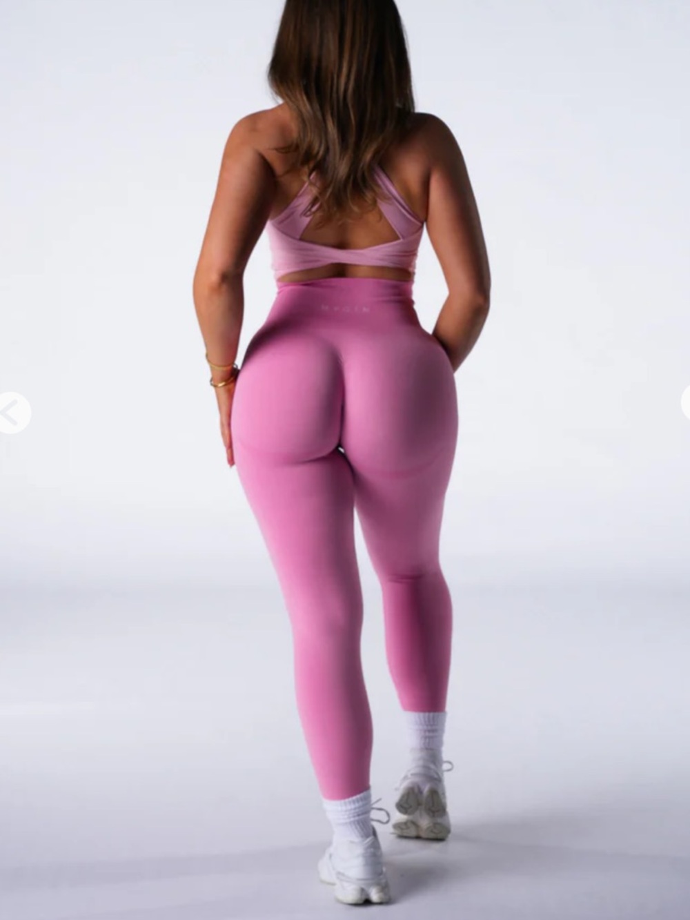 NVGTN Size S High-Rise Pink Sculpting Leggings Workout Leggings